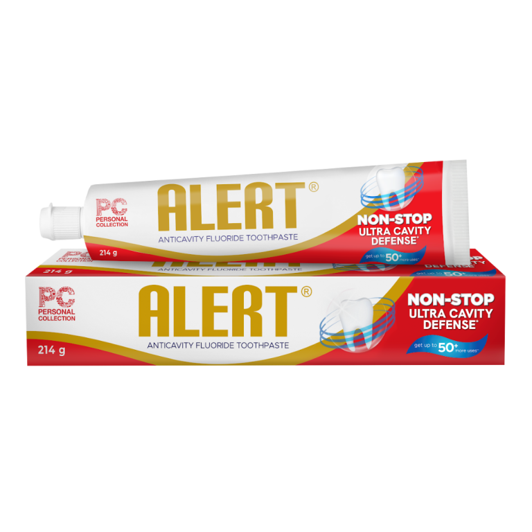 ALERT ANTICAVITY FLUORIDE TOOTHPASTE 214G (2024) - Personal Collection